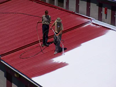 Commercial Metal Roof Restoration2